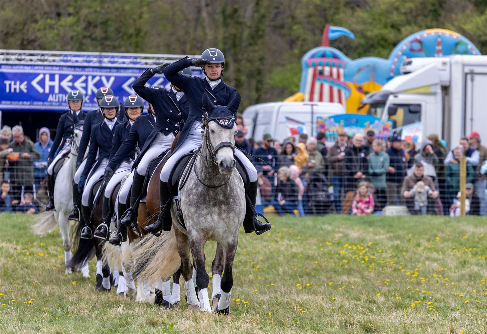Lambourn Open Day - All Stars Formation Riding Dressage Display