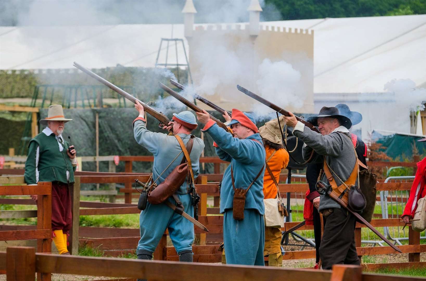 There were several different historical re-enactment groups present throughout the weekend