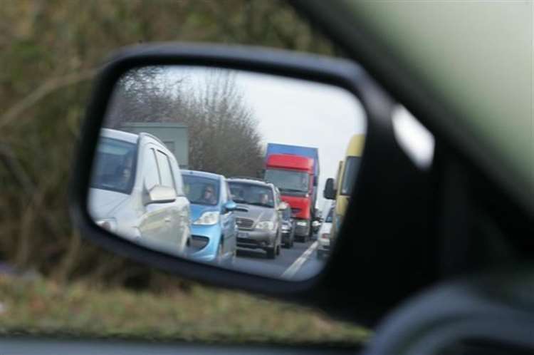 Delays northbound on the A34