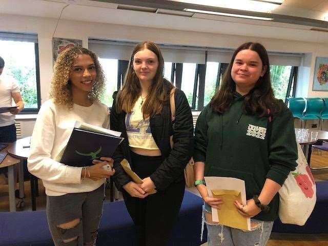Results day at Theale Green