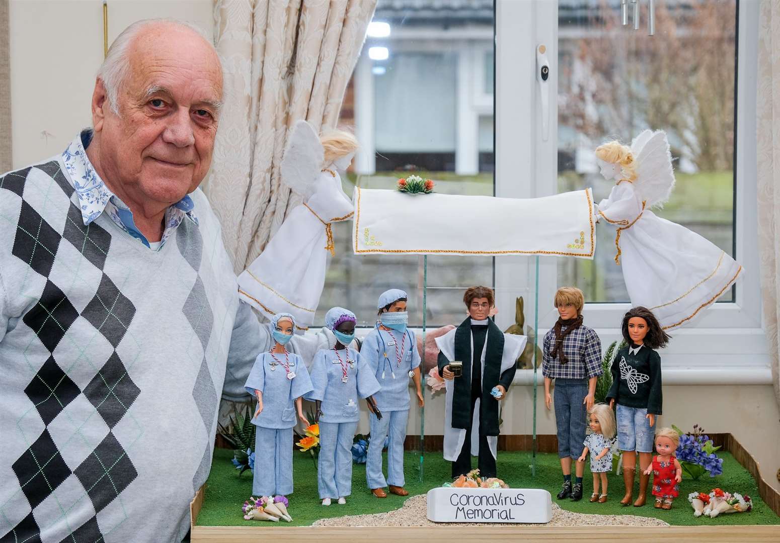 Mr Jones wanted to create something that represented everything society had gone through with the pandemic.