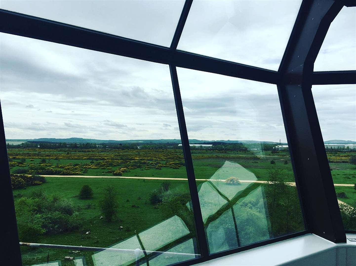 View of Common from Greenham Control Tower