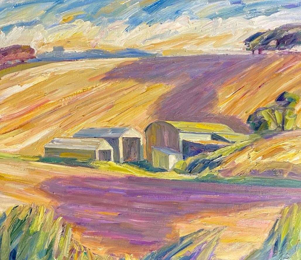 Barn group near Compton