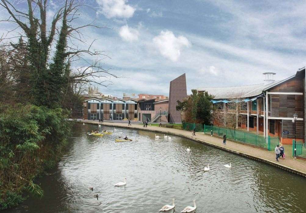 An artist's impression of what the new centre will look like when it is completed later this year.