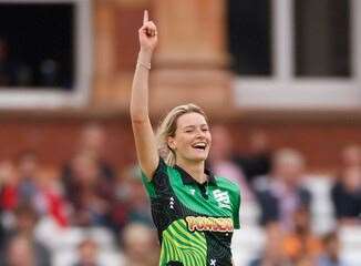 Lauren Bell in the Hundred for Southern Brave