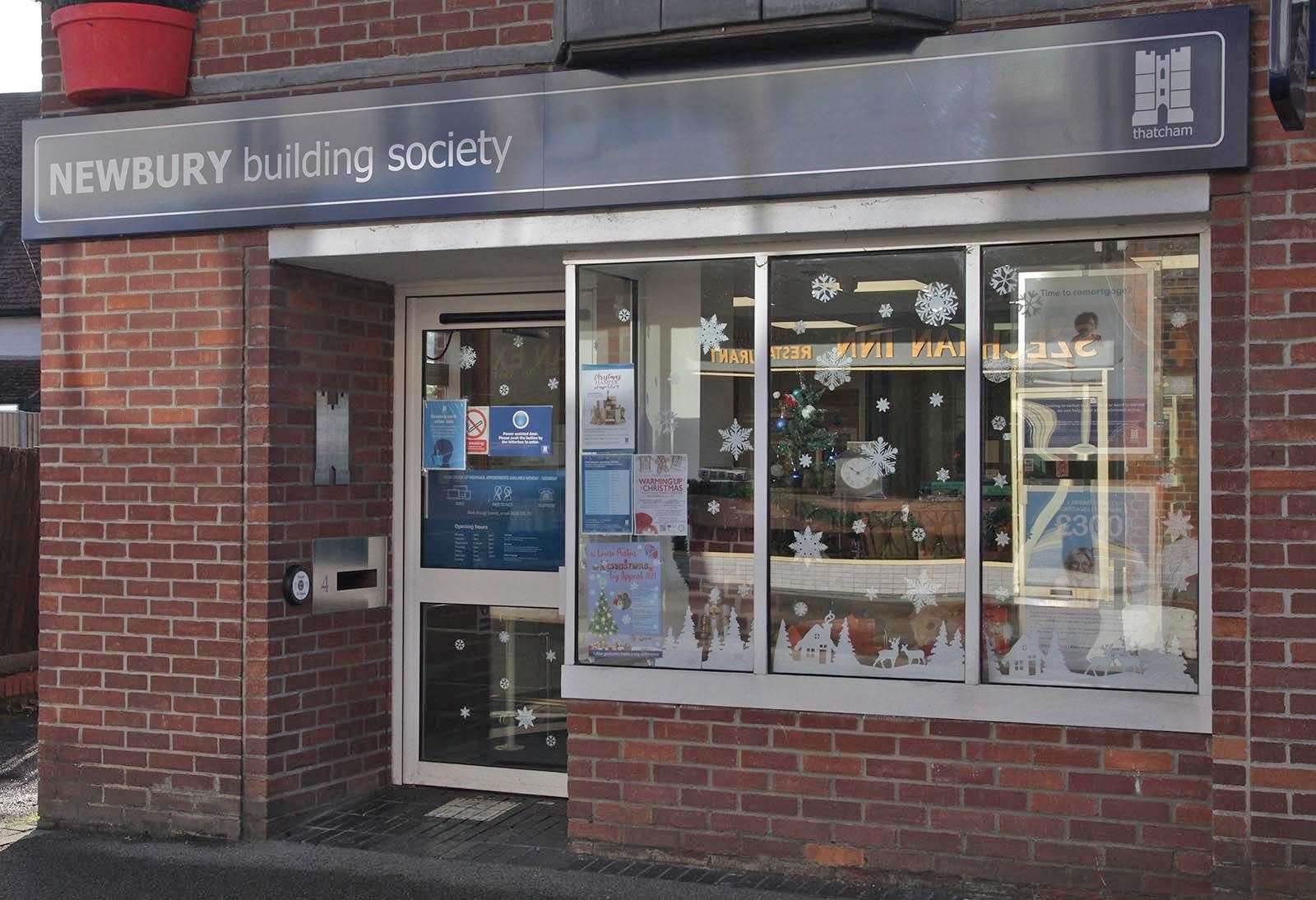 Newbury Building Society on the High Street.