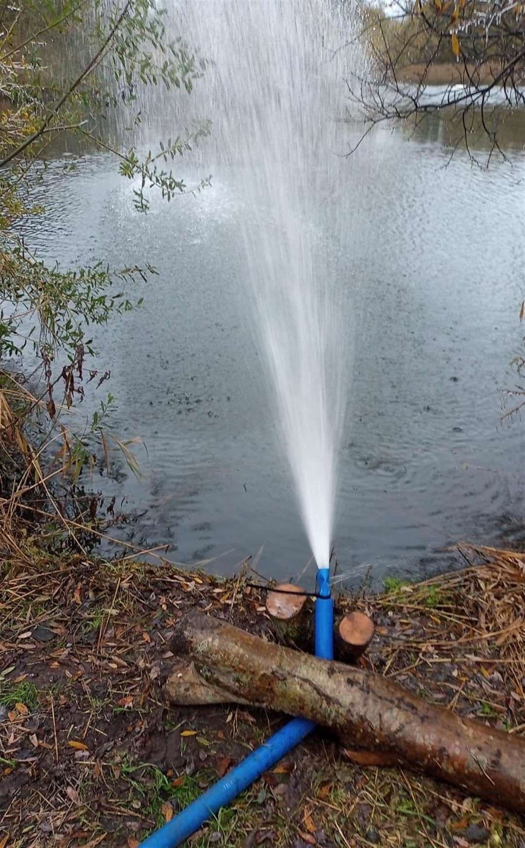 Efforts have been made in recent weeks to oxygenate NAA's lakes