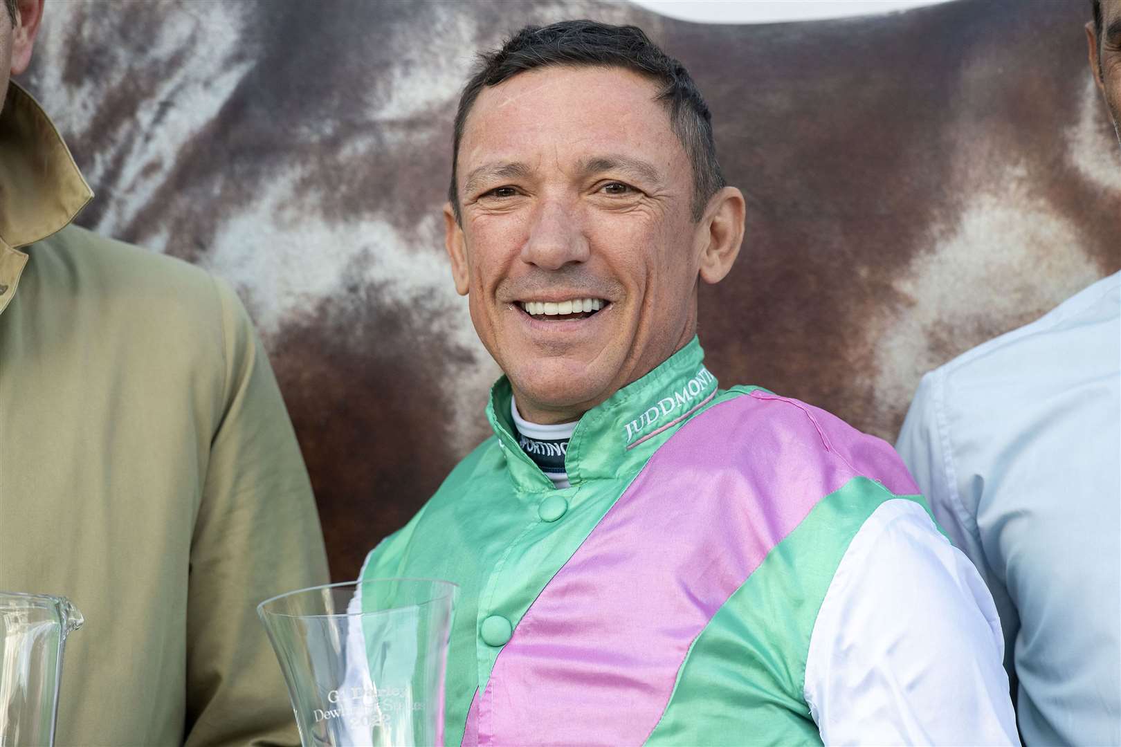 Frankie Dettori was all smiles after winning the Group 1 in October. Picture by Mark Westley