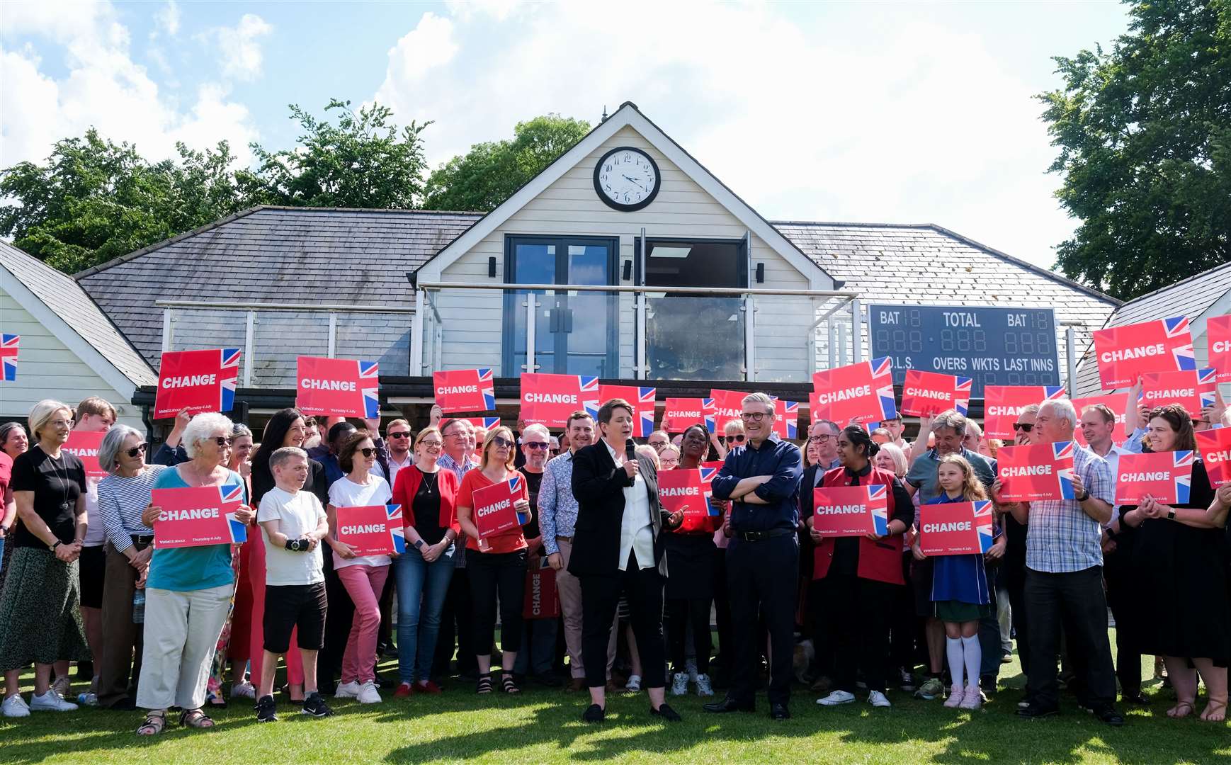 Sir Keir Starmer leader of the Labour Party at Douai Park in Woolhampton