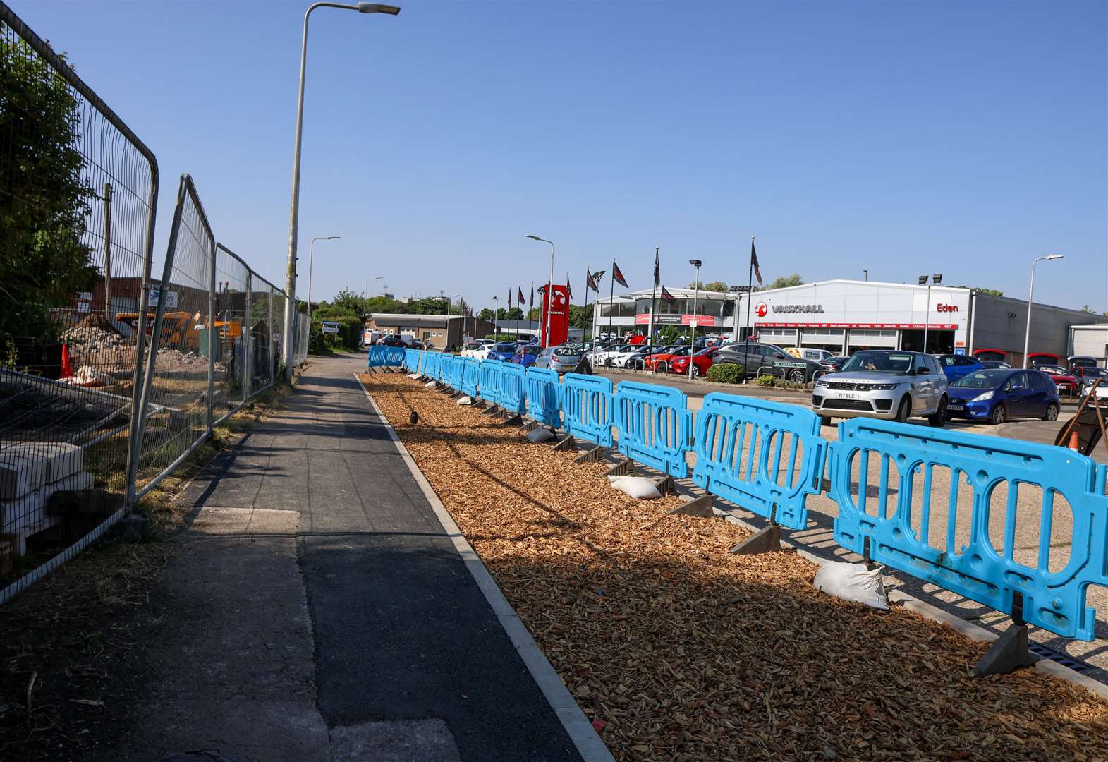 Faraday Road roadworks