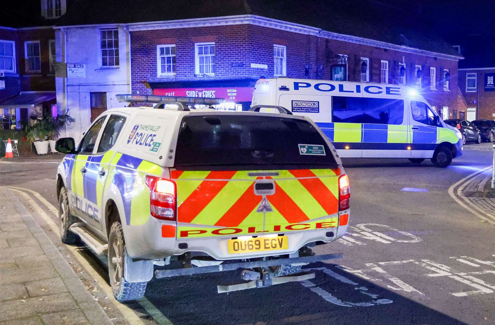 Major public order incident in Thatcham