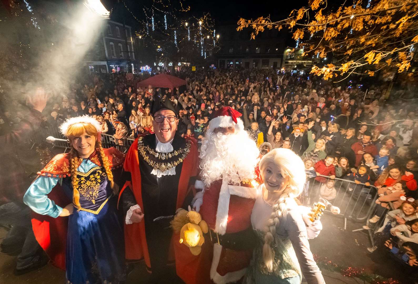Newbury Christmas lights switch on and festival