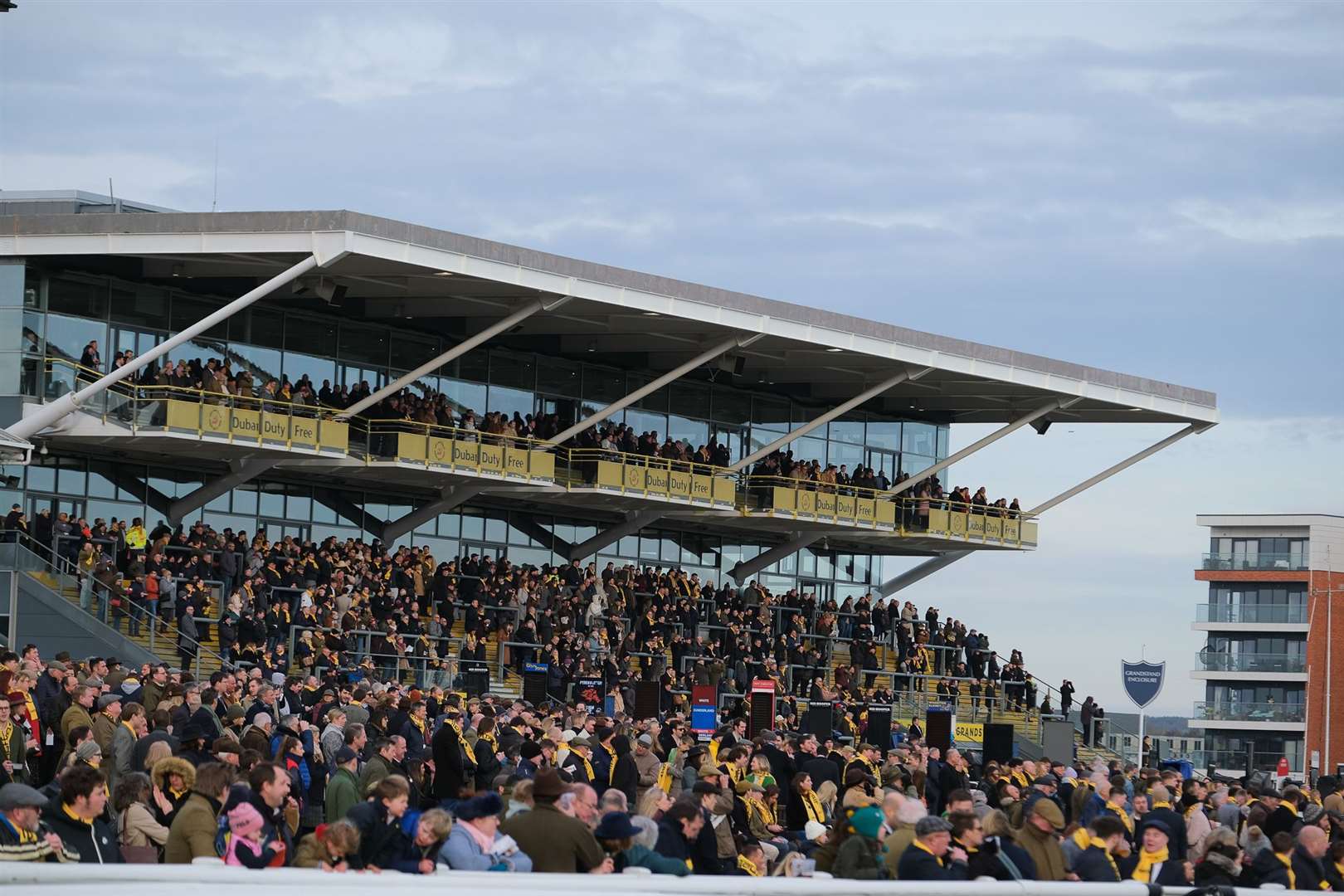 The crowds at Newbury