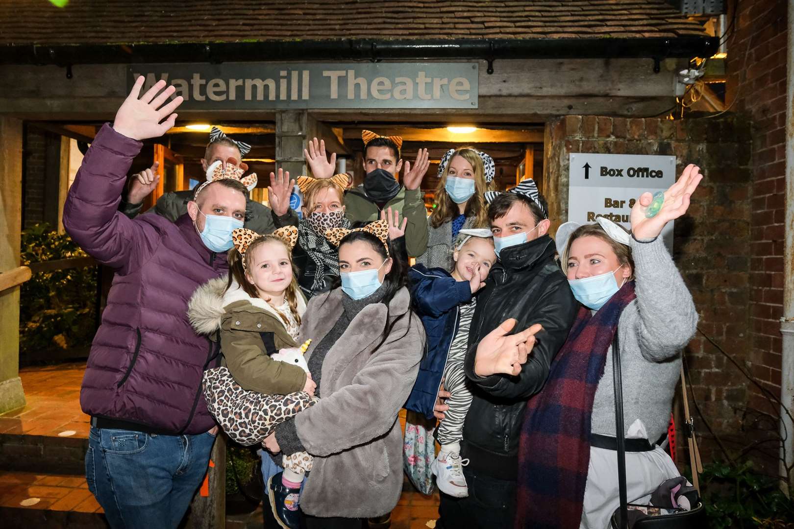 The Watermill audience arrive for first Pyjama Performance of Jungle Book, picture Phil Cannings Ref: 51-1621