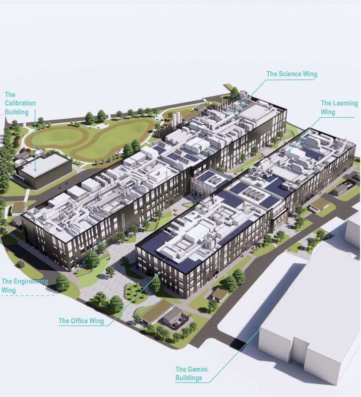 An overview of the proposed hub development, credit: AWE