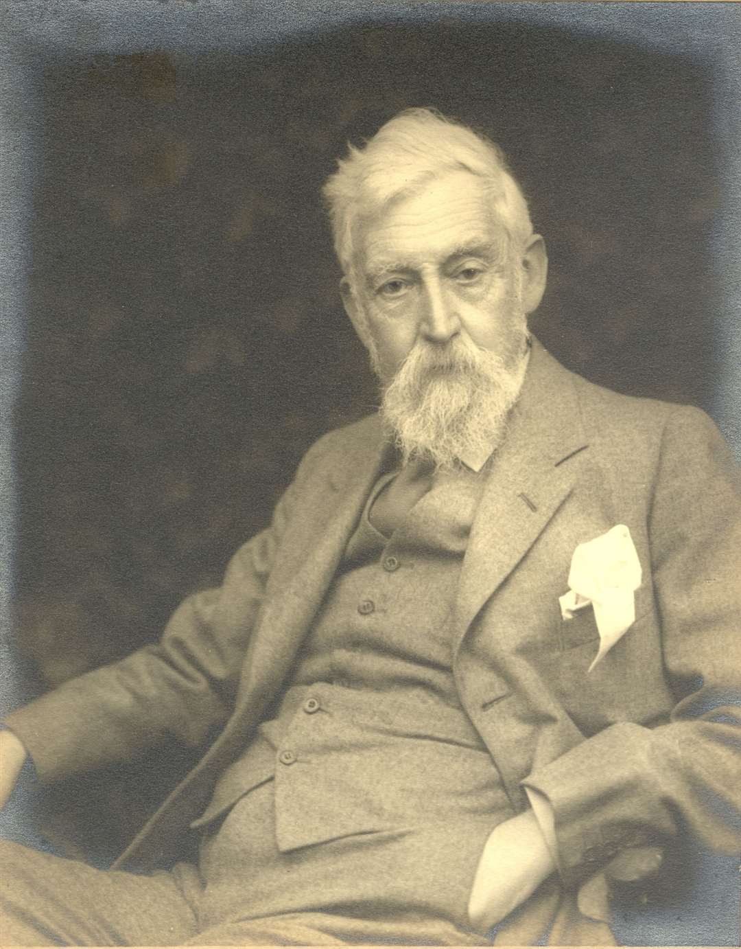 Portrait of Harold John Edward Peake, Honorary Curator of Newbury Museum. Most of the museum’s ‘World Collections’ were acquired during his time as curator