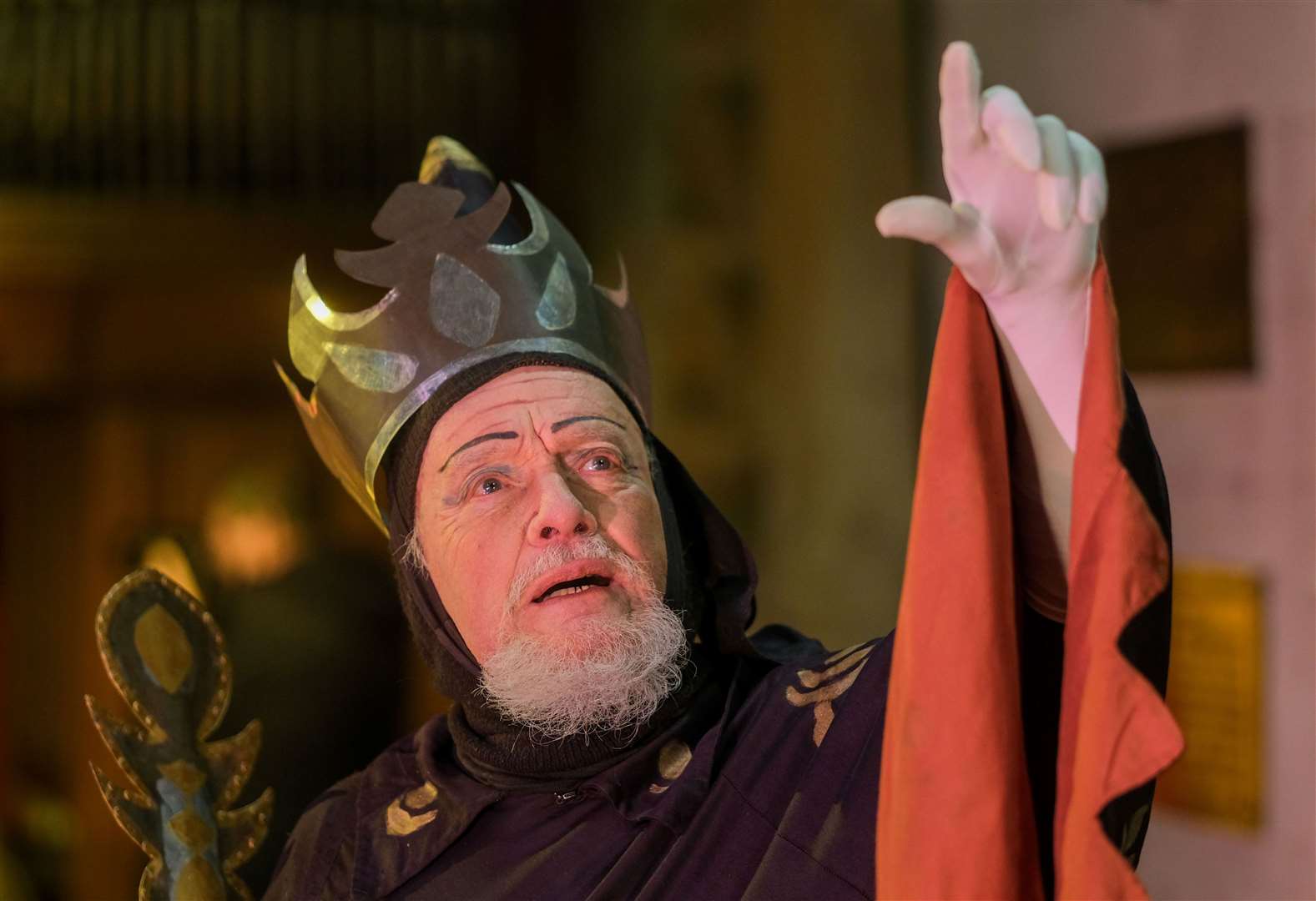 Aldermaston York Nativity Herod - Peter Oldridge