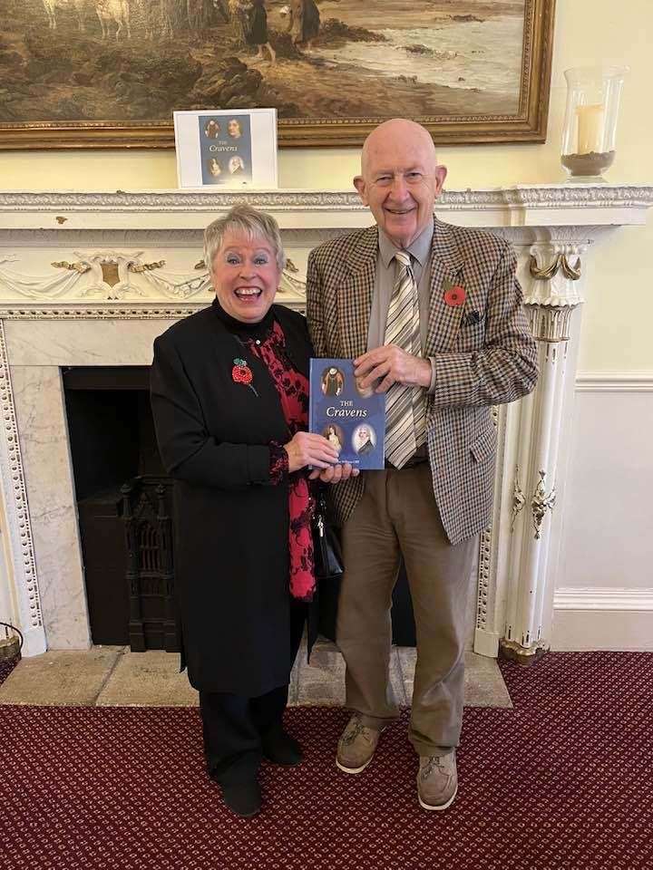 Research assistant Pauline Wiltshire with Clive Williams