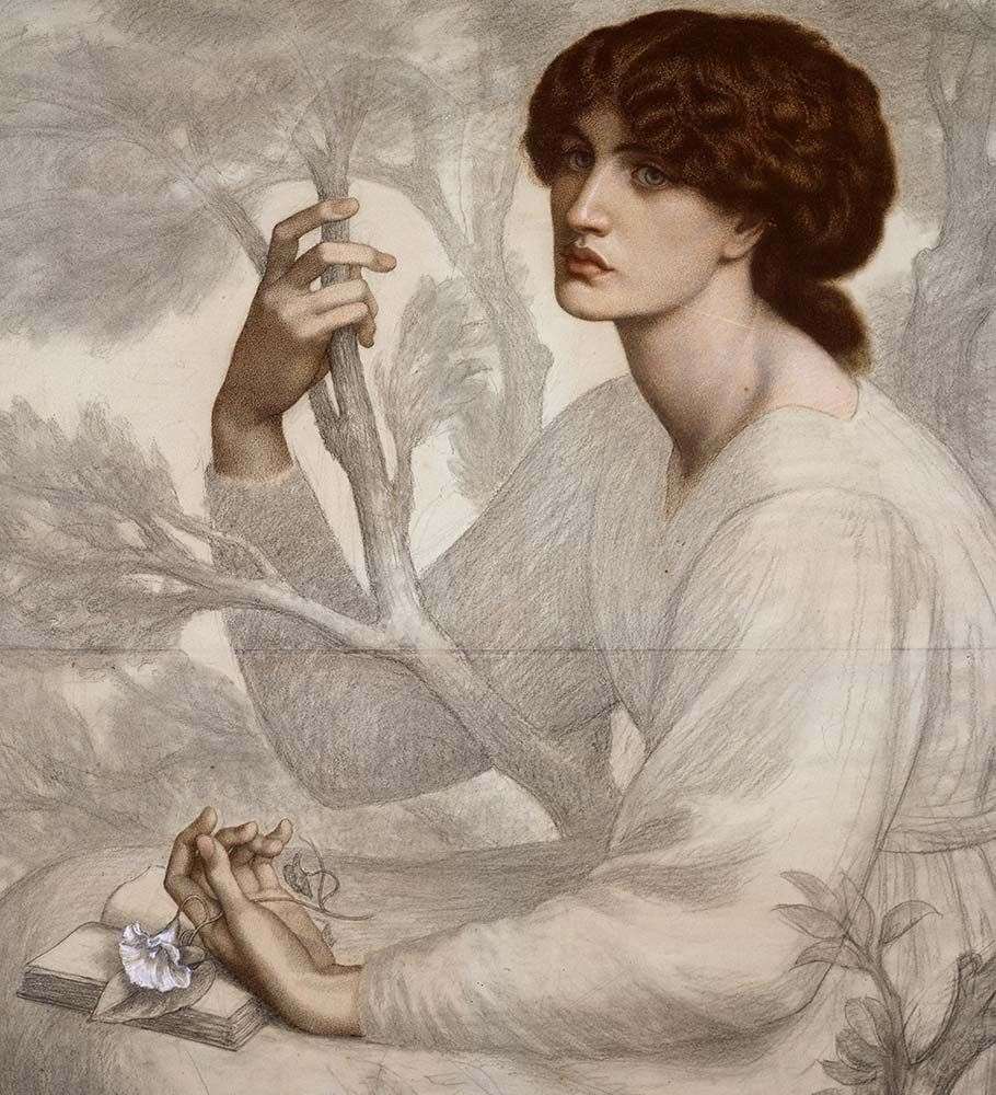 The Day Dream, by Dante Gabriel Rossetti WA1939.6