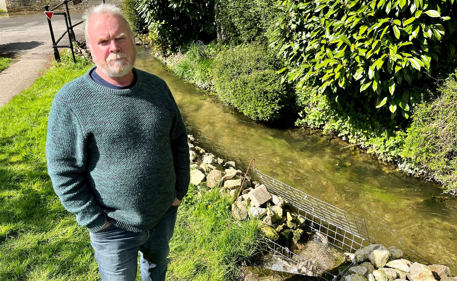 Stephen Miller has called Thames Water out to his property three times since January. Credit: Mirek Gosney