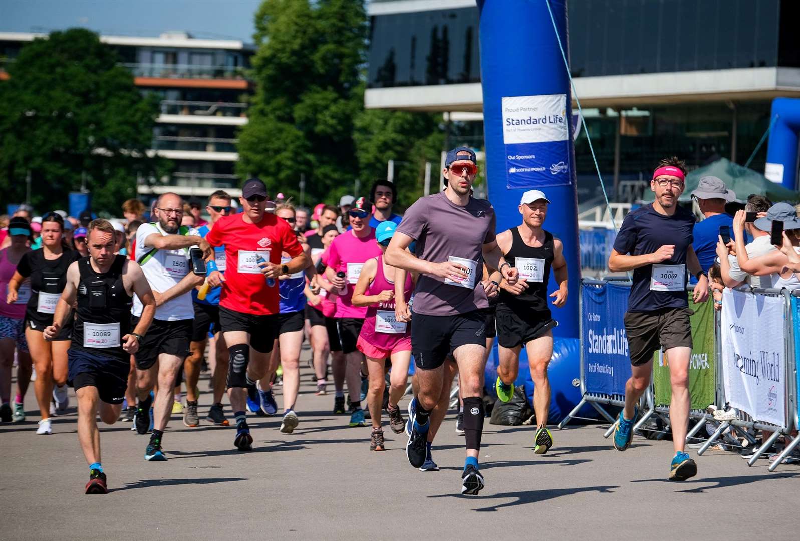Start of the 10k at Newbury Race for Life