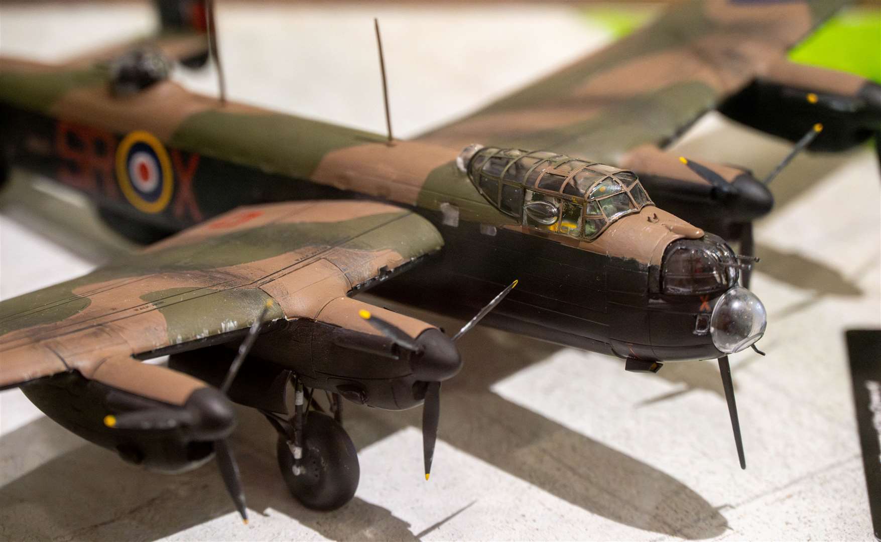 Model Lancaster bomber. Credit: USAF Staff Sgt Jessica Avallone