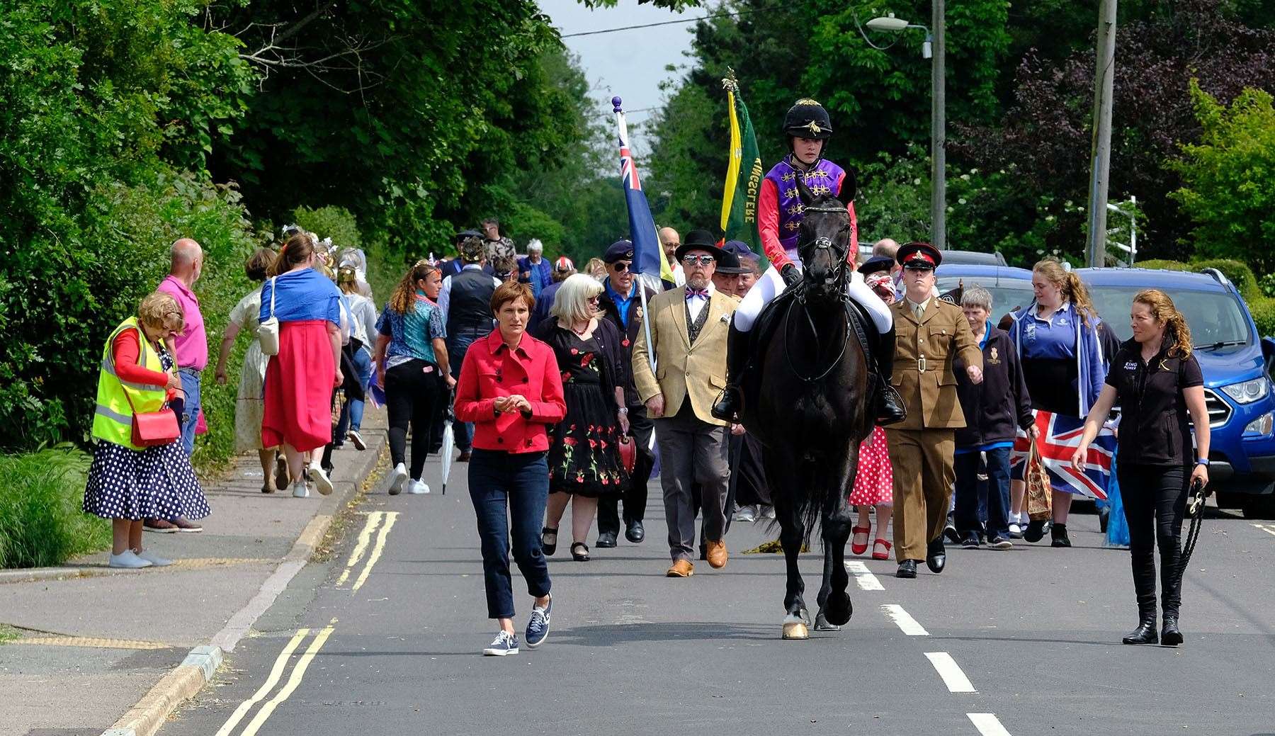 Jemima was permitted to wear the Queen's colours
