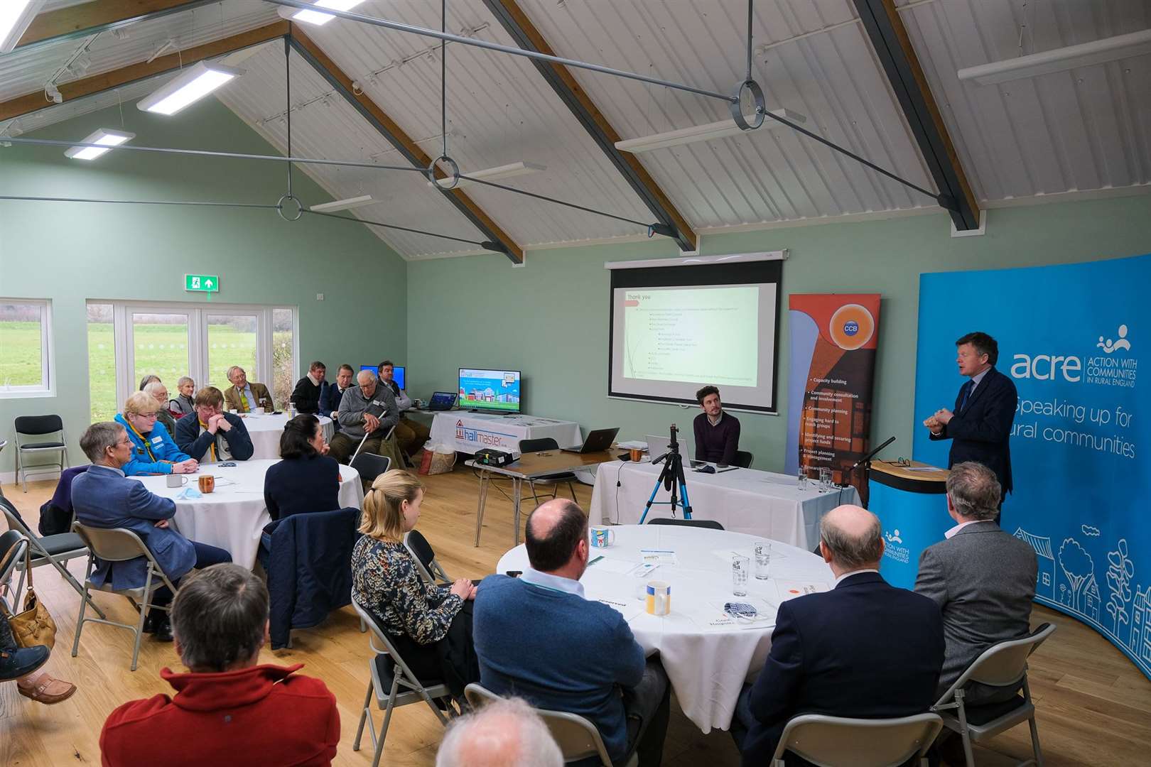 The launch of Village Halls Week at the Bucklebury Victory Room. Ref: 03-1222.