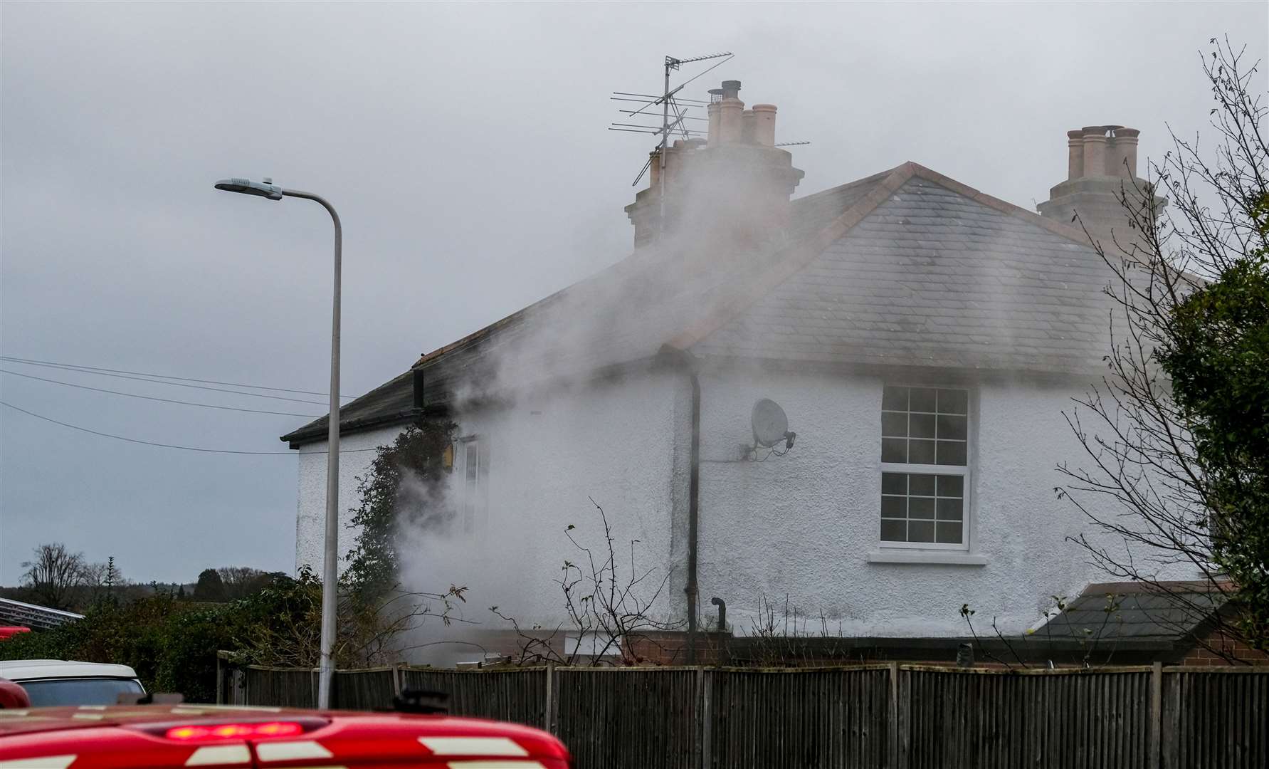 House fire on Enborne Road