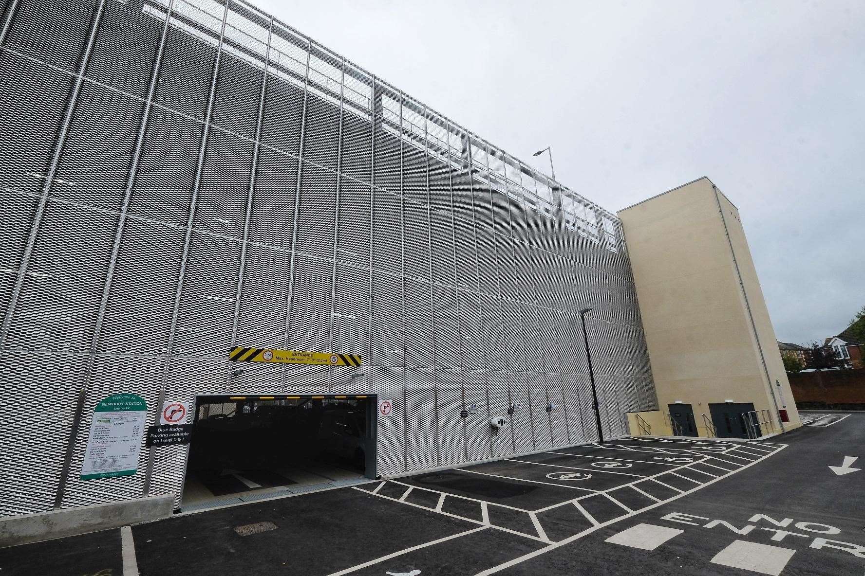 Opening of car park at Newbury Station. (52028732)