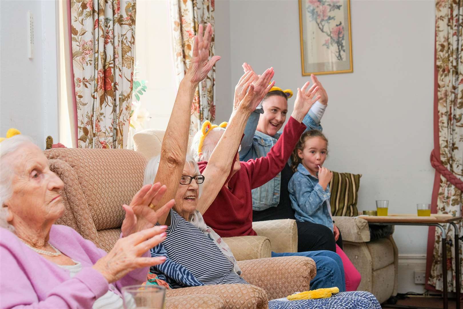 Joe Wicks 1,000 burpee challenge at Enbridge House Care Home in Woolton Hill