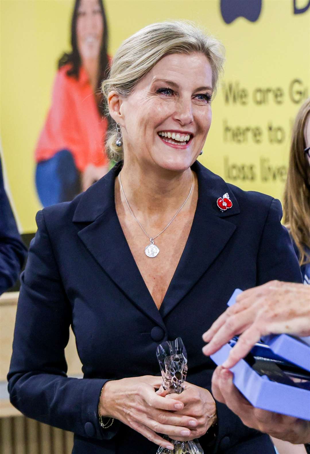 Sophie, Duchess of Edinburgh, the patron of Guide Dogs, met 12 families and their buddy dogs at the charity’s centre in Burghfield Common on Thursday, October 31