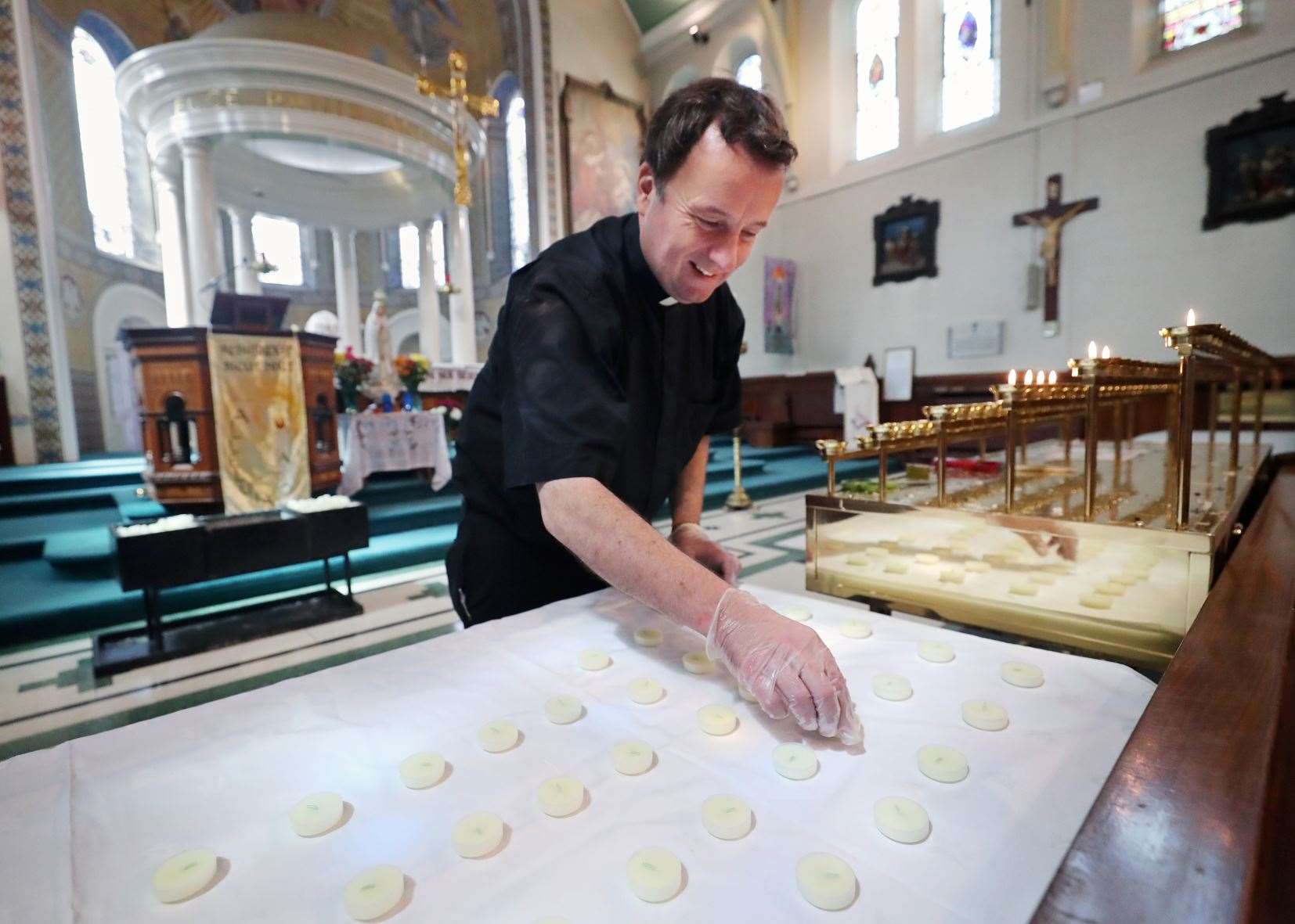 Father Tim Bartlett played a central role in co-ordinating the pontiff’s visit to Ireland in 2018 (Niall Carson/PA)