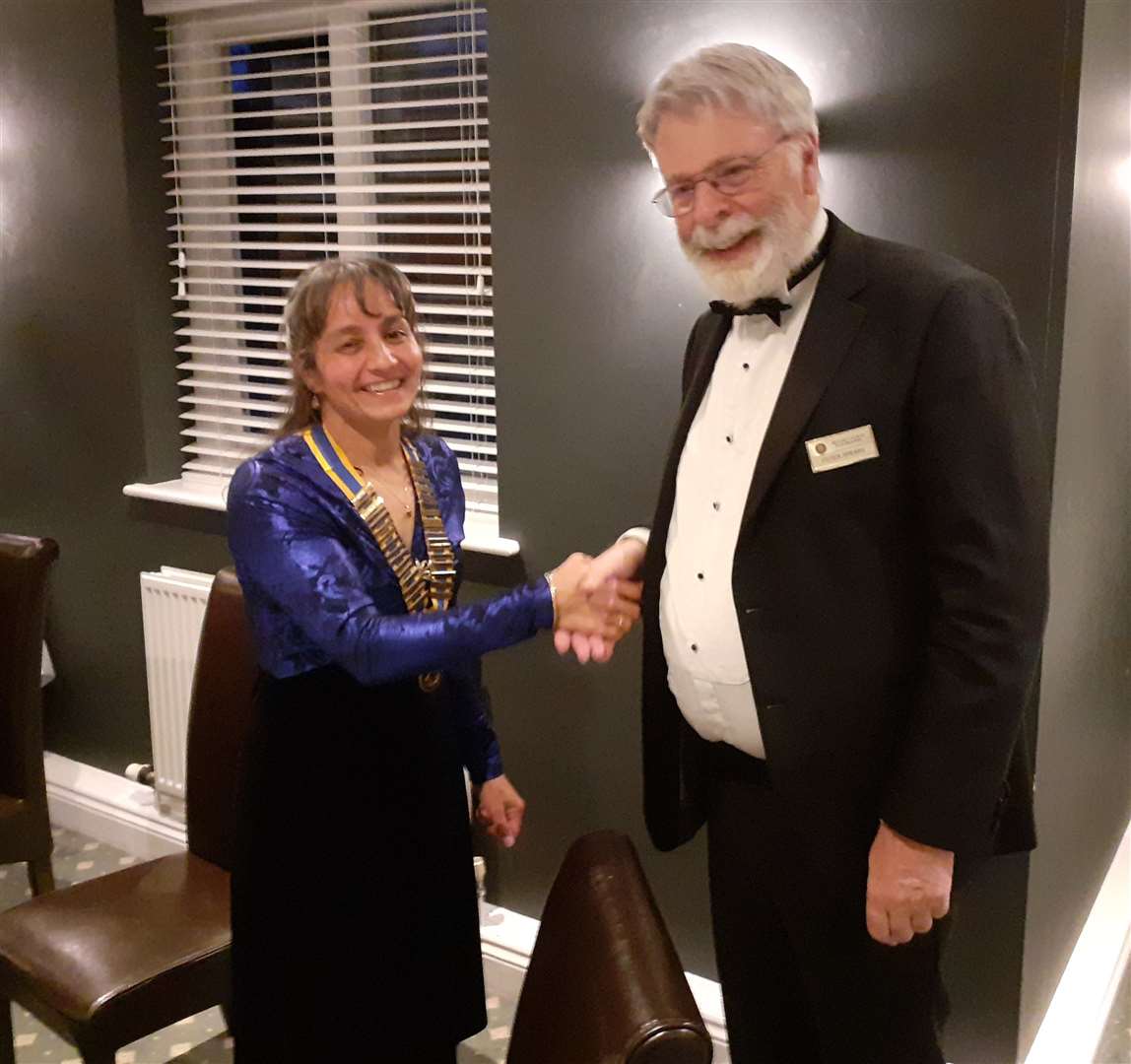 Saerah Hopley with Derek Spears