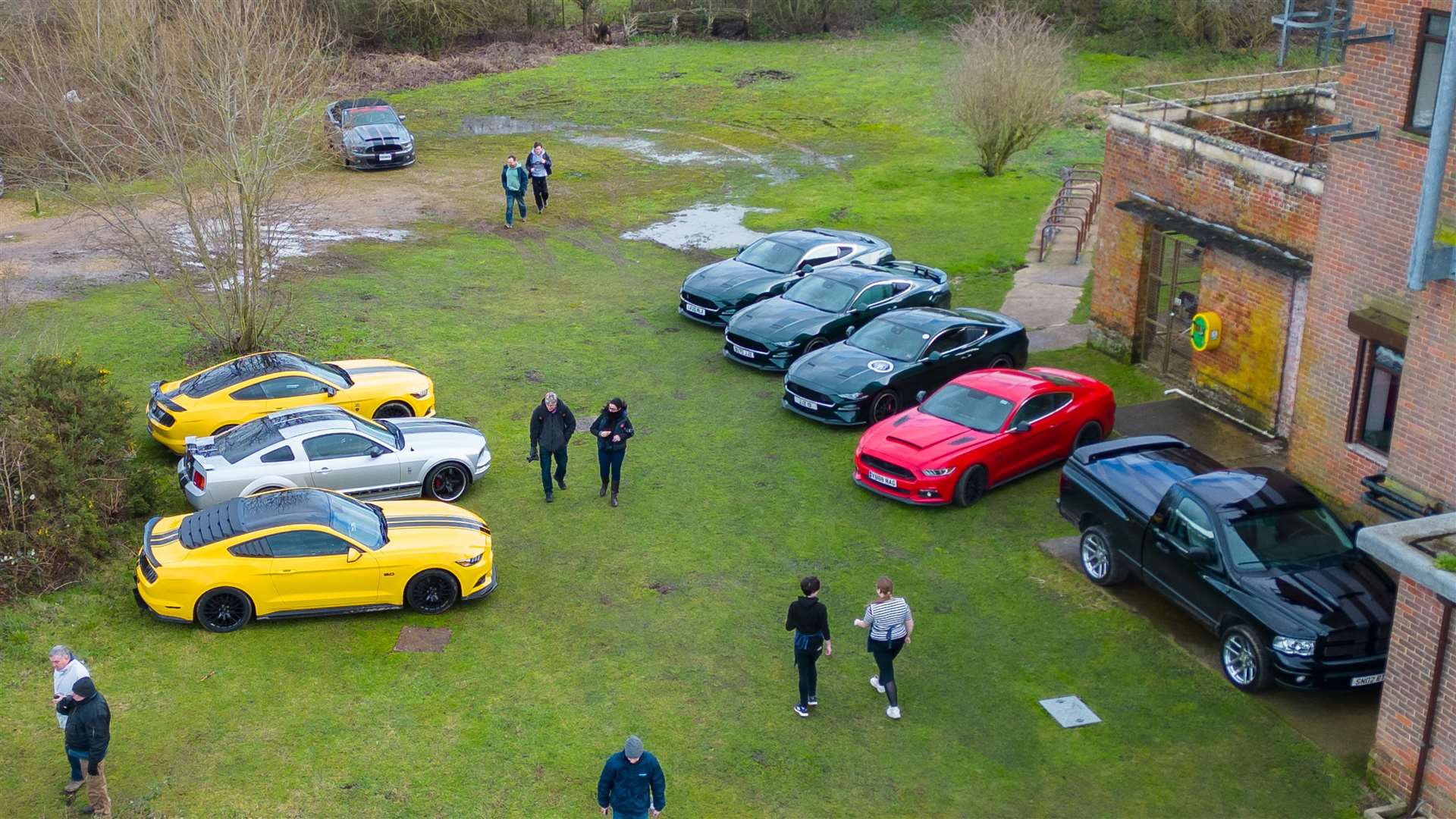 Shelby Mustang meet at Greenham Control Tower, Photos © Lee Sainsbury // Equinox UAS Photography