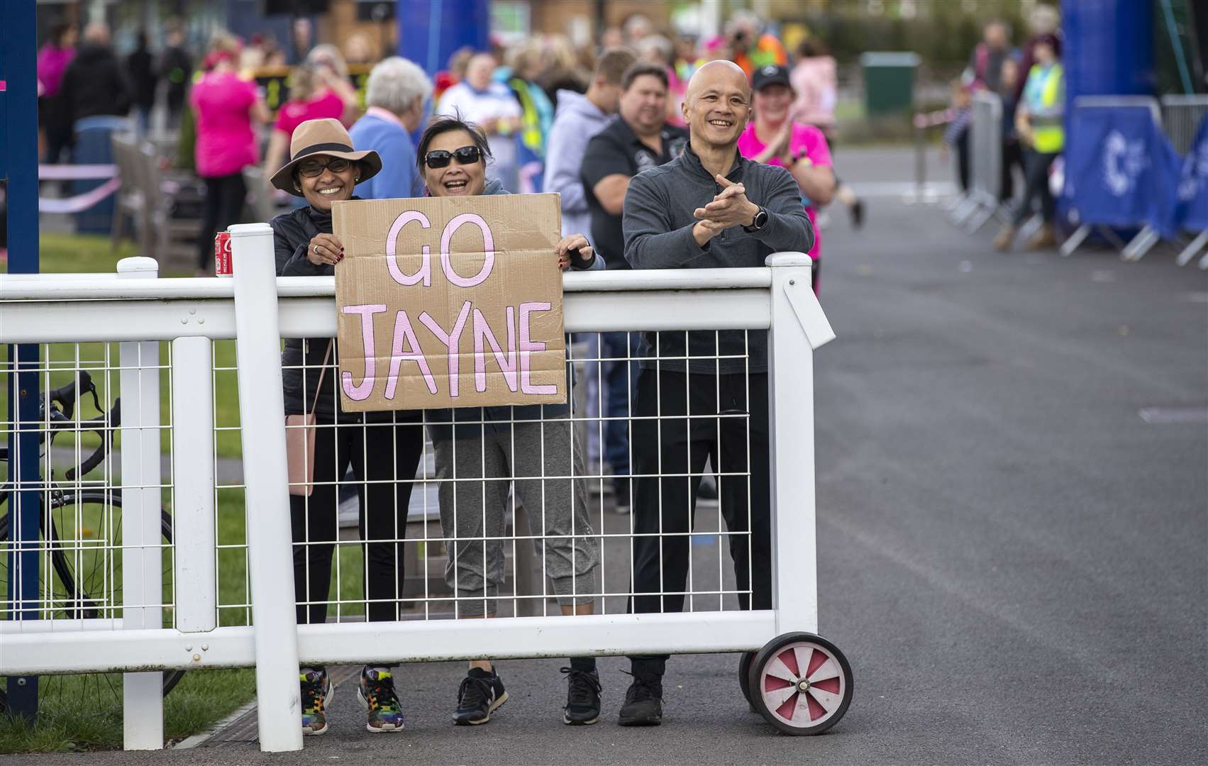 There was so much support as spectators came to cheer on family and friends.