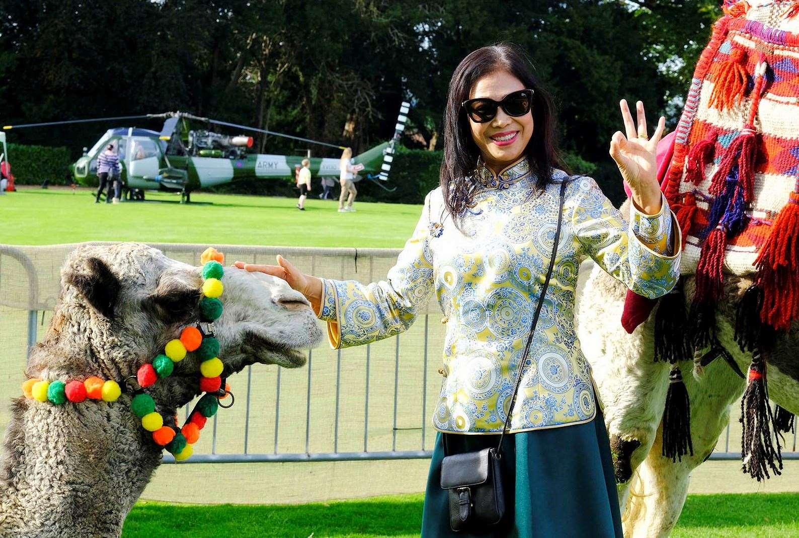 Jamie England was an opera singer from Asia who decided to sing to the camels which calmed them down