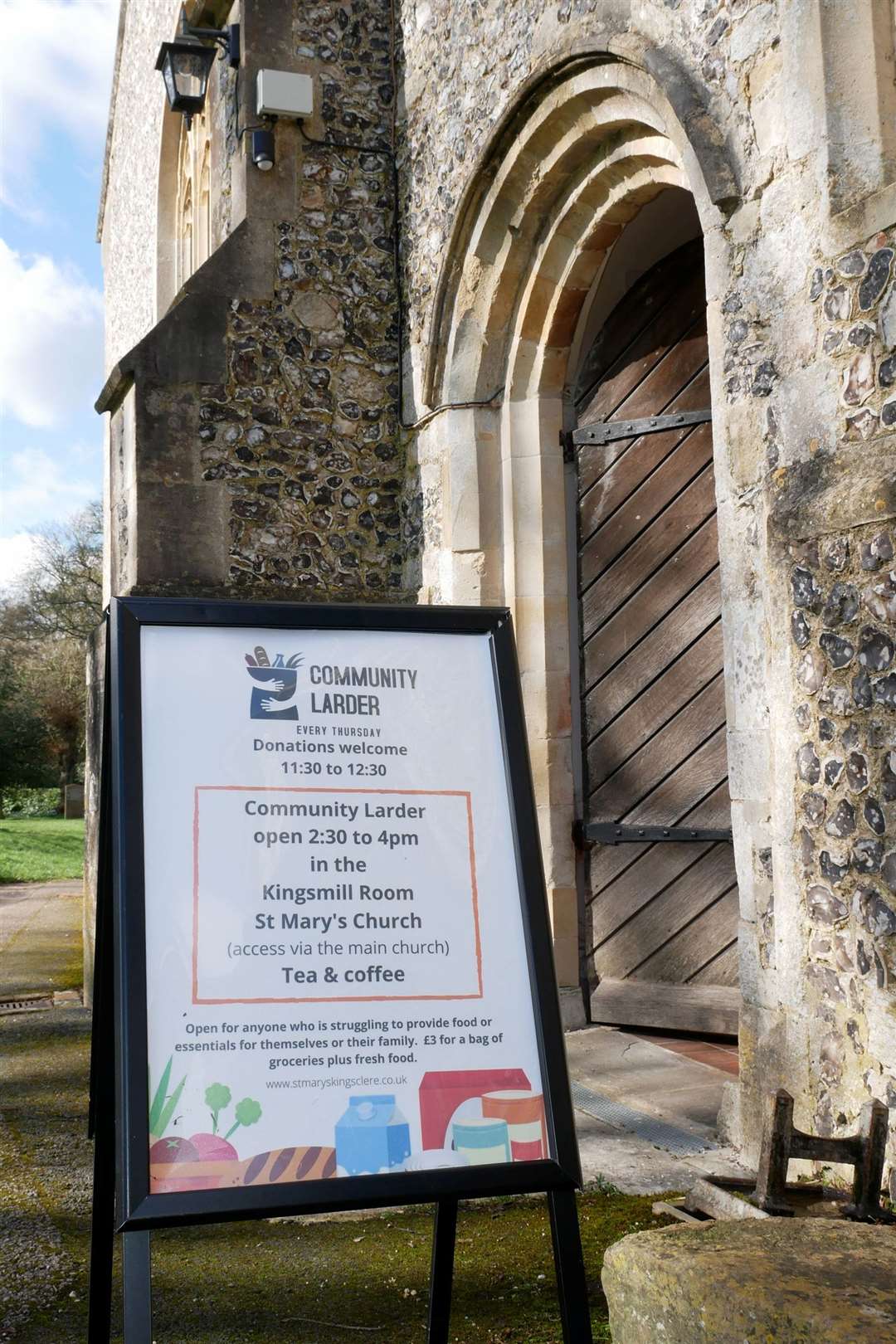 The Kingsclere Community Larder held its final session on Thursday, February 27, credit: Gareth Martin
