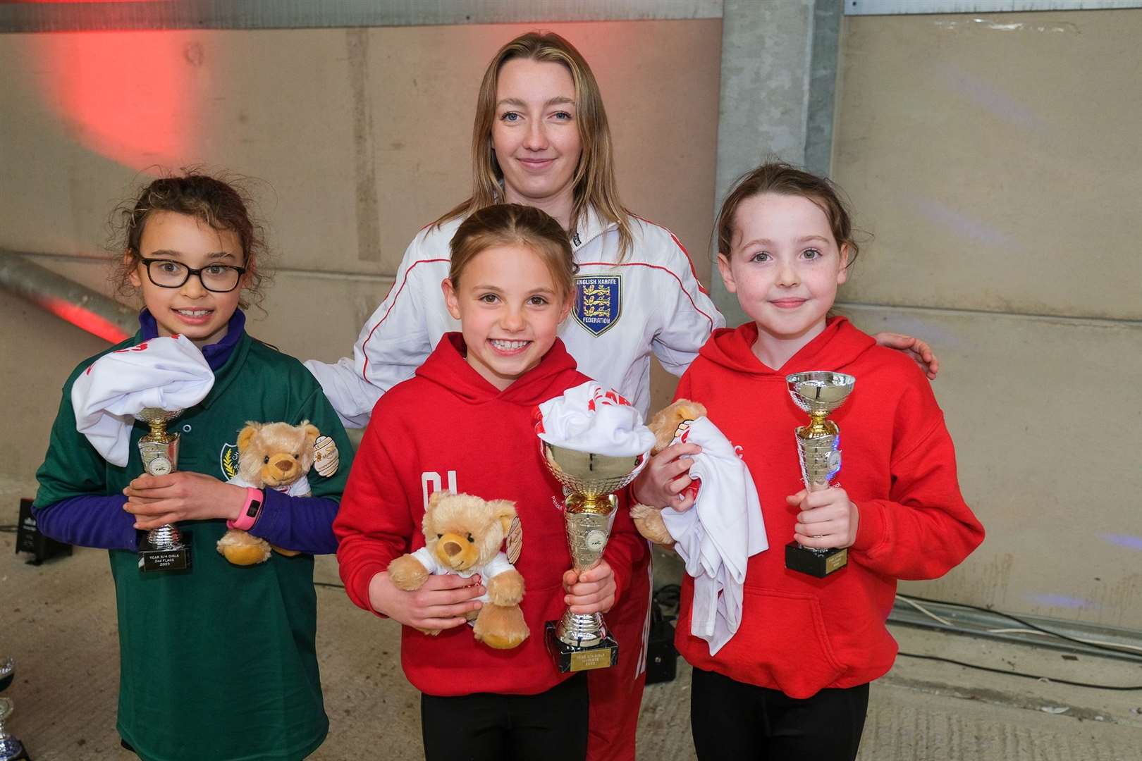From left: Praiya Foreman, Ella Larkin and Maisie McCurtin