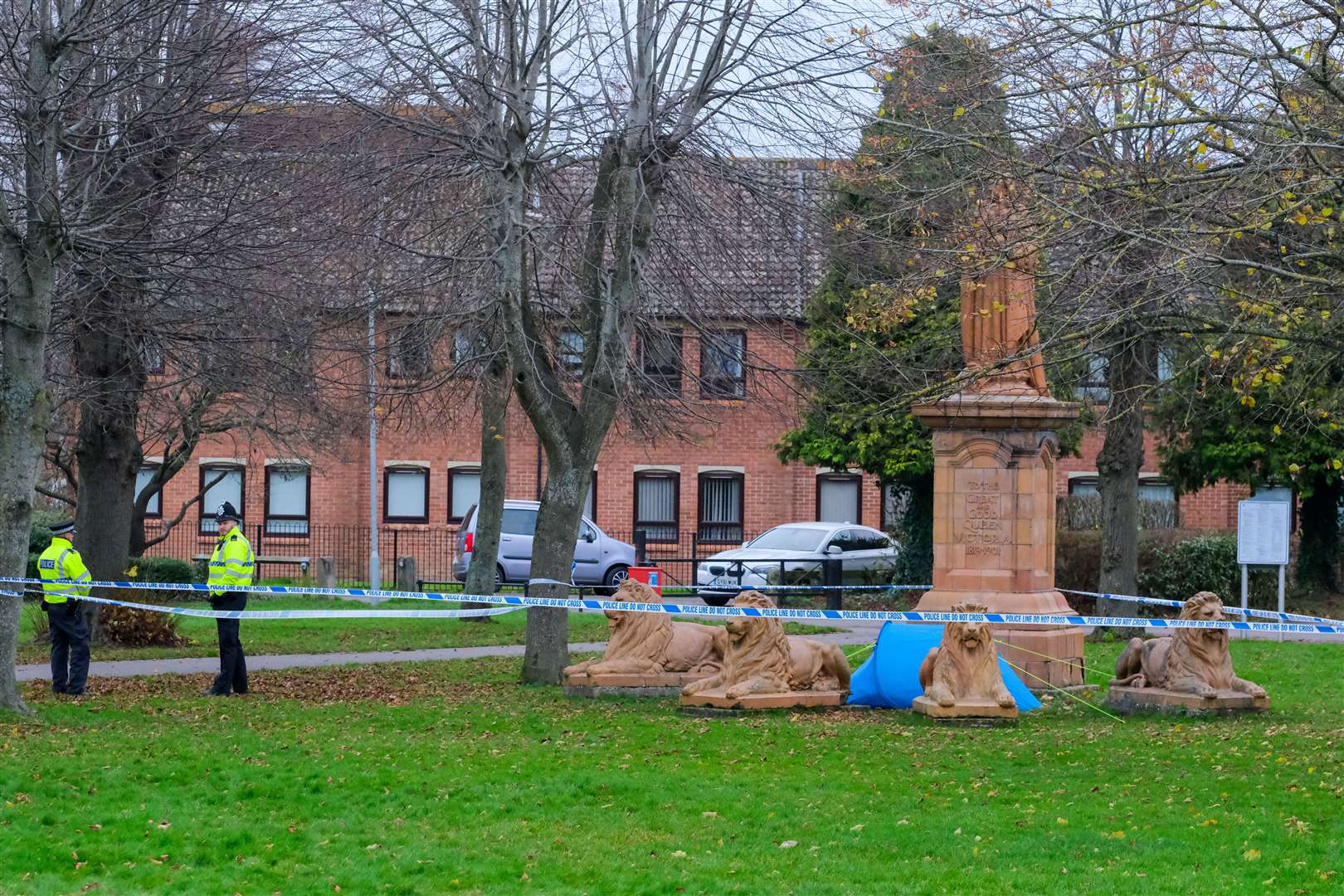 Police have been conducting an “ongoing investigation” in Victoria Park this morning