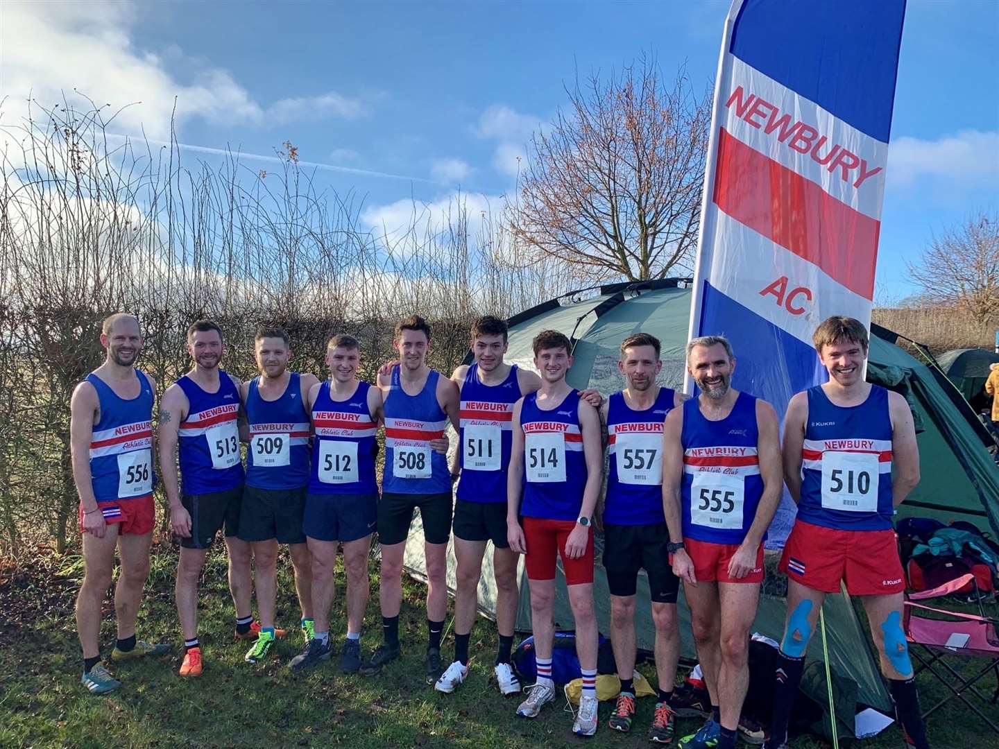 Some of the Newbury AC team
