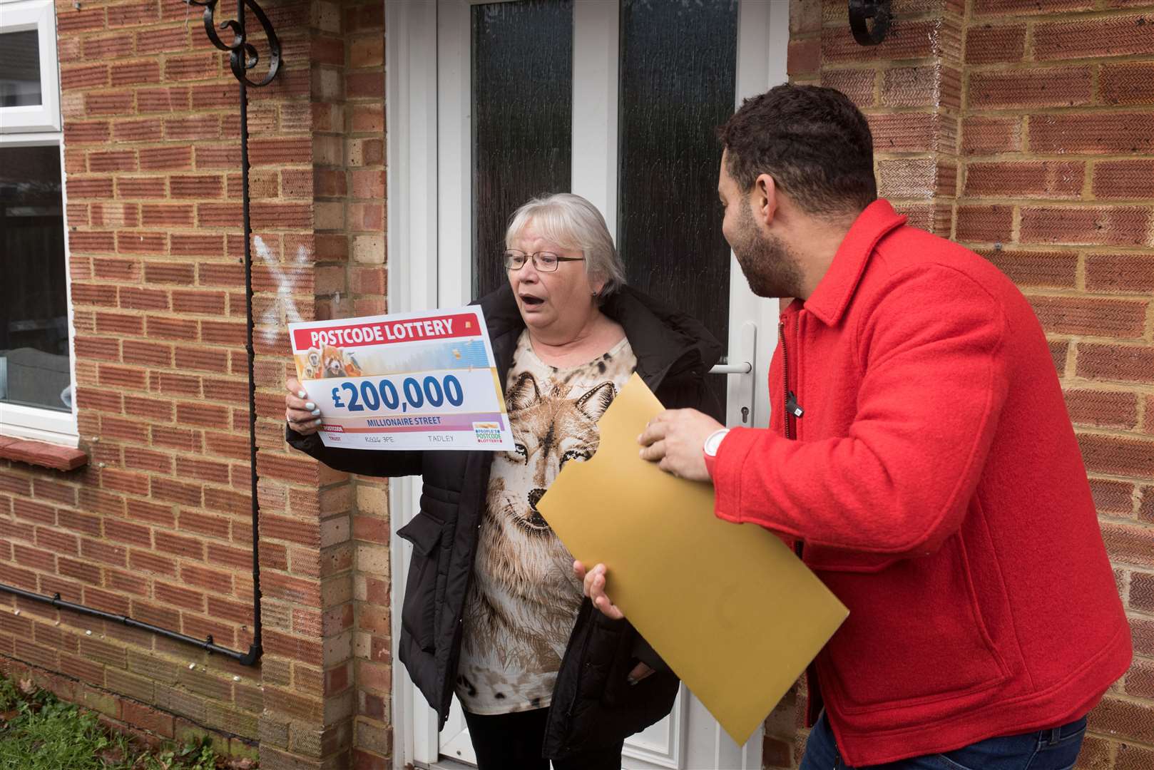 Sian was stunned to see her £200,000 prize