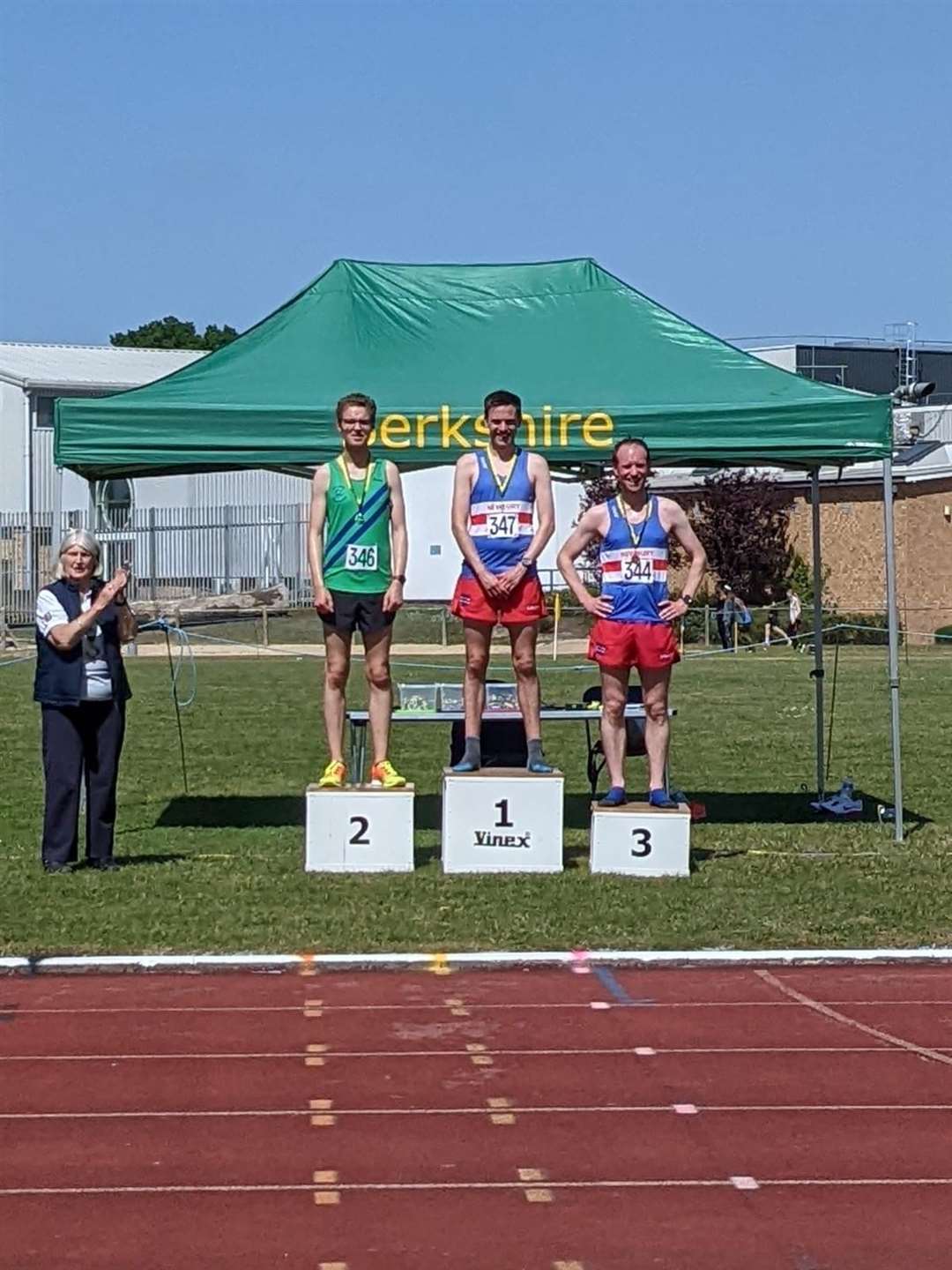 Newbury AC on the podium