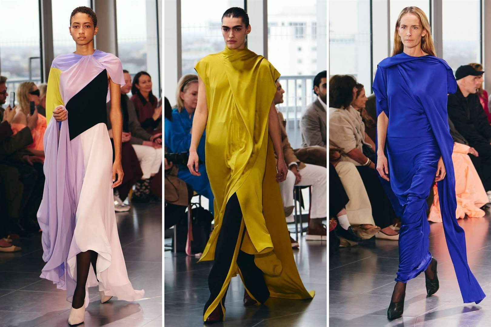 Roksanda Ilincic’s autumn/winter 2025 collection brought sculptural silhouettes and tactile designs to the runway