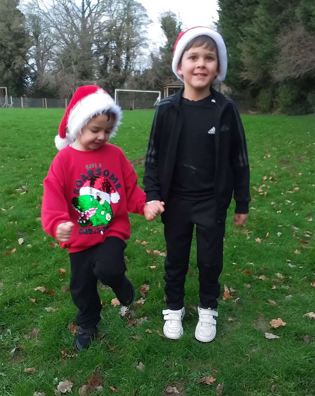 All pupils from Ecchinswell and Sydmonton Primary School took part in the Santa run and donated items to West Berks Foodbank