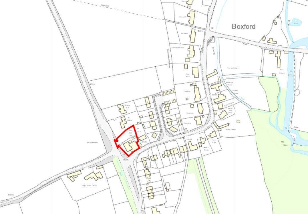 Proposed works at The Bell Inn at Boxford