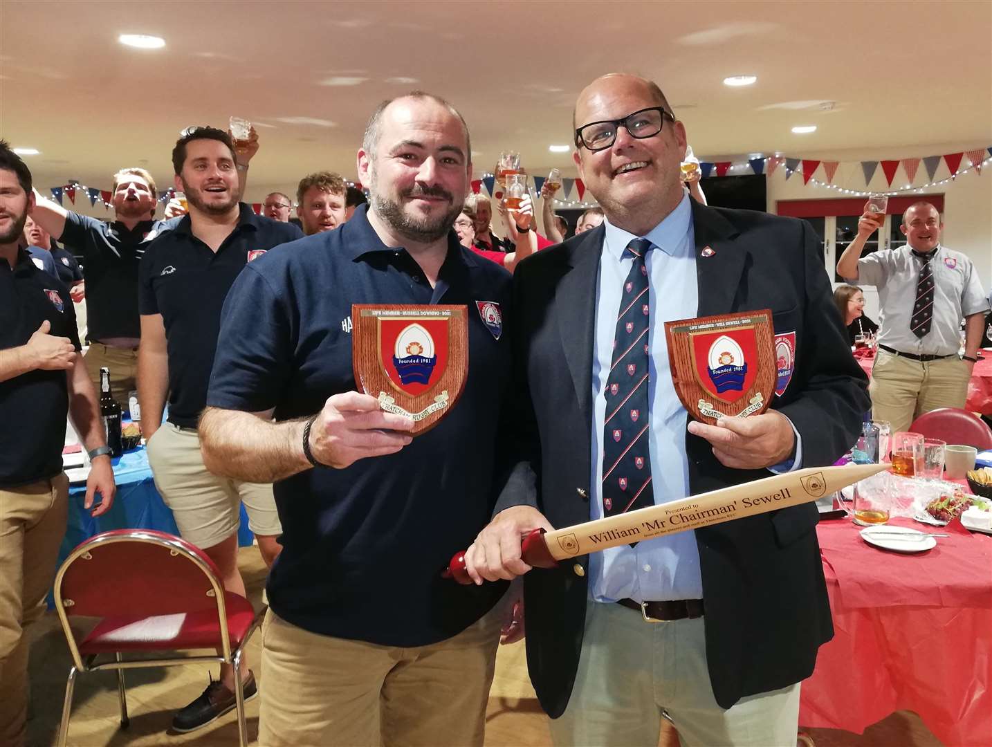 Russell Downing (left) and Will Sewell