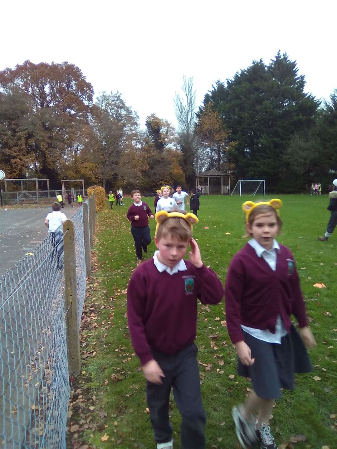Children take on the ramble. (53537060)