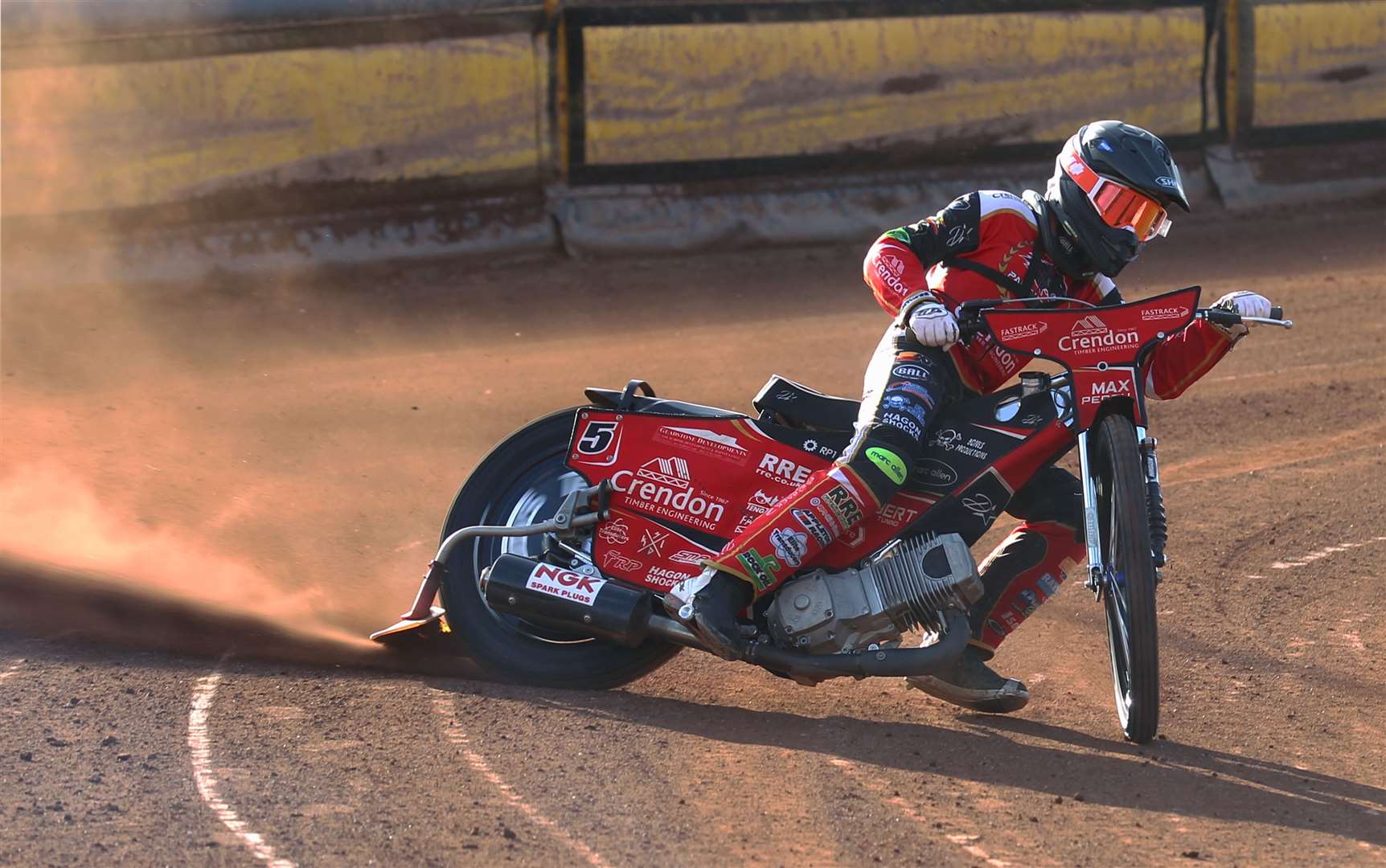 Max Perry in action Pic: Mark Sing