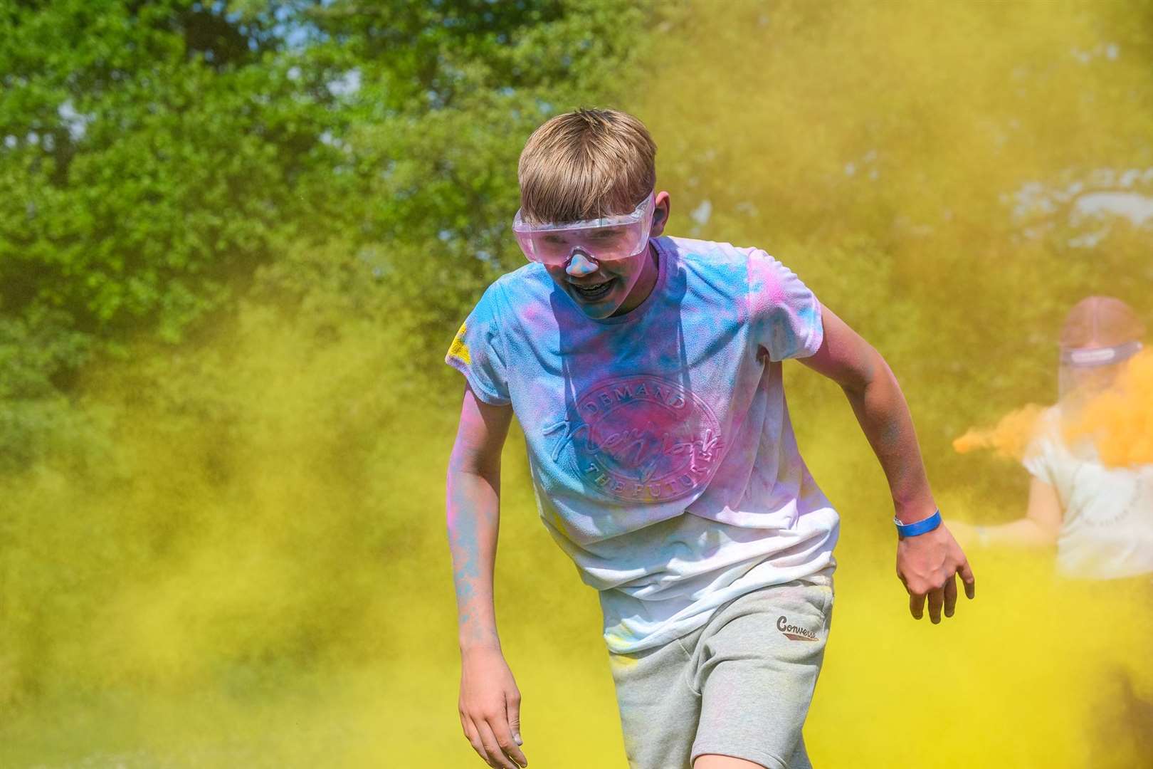The Hurst School pupils take on colour run (56690521)